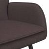 2 Seater Sofa Dark Brown 115 x 61 x 87 cm Fabric
