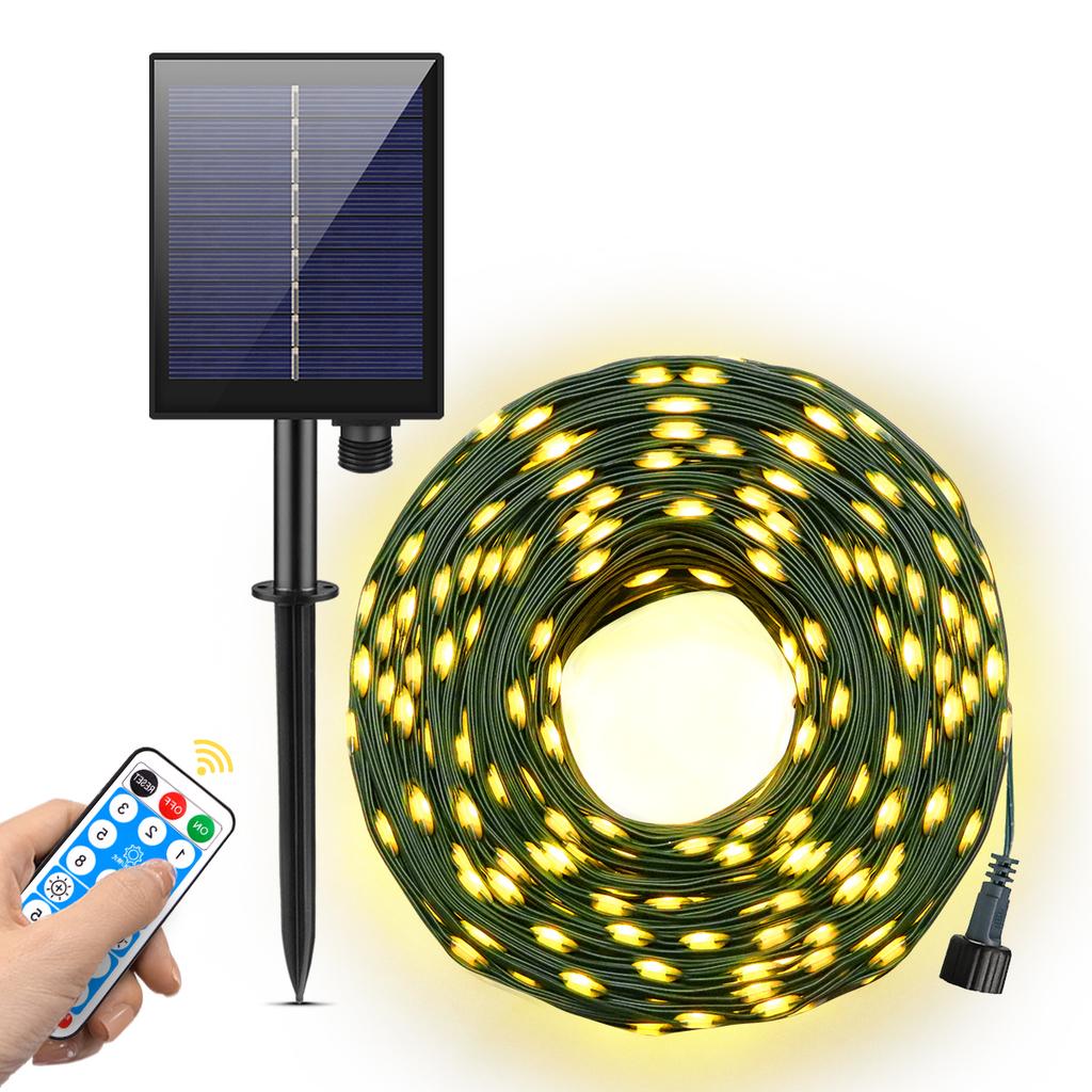 100-800 Leds Led Solar Pendant Fairy Light String Waterproof Outdoor Garden Lamp For Lawn Christmas Decoration 10m 20m 30m 50m 100m