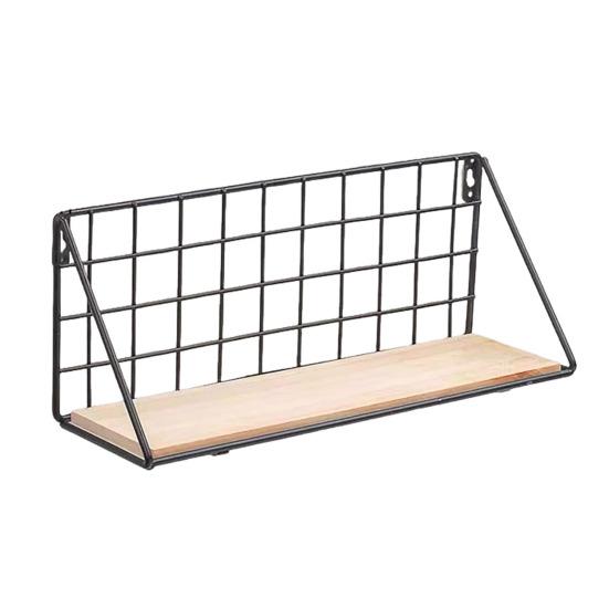 Nástěnná police Creative Odolná železná konstrukce Silná nosná nástěnná police na zavěšení koše