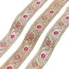 10 Yards 4cm Width Lace Fabric Trim Embroidery Flower Pattern Ribbon Trim DIY Sewing Accessories Applique Design