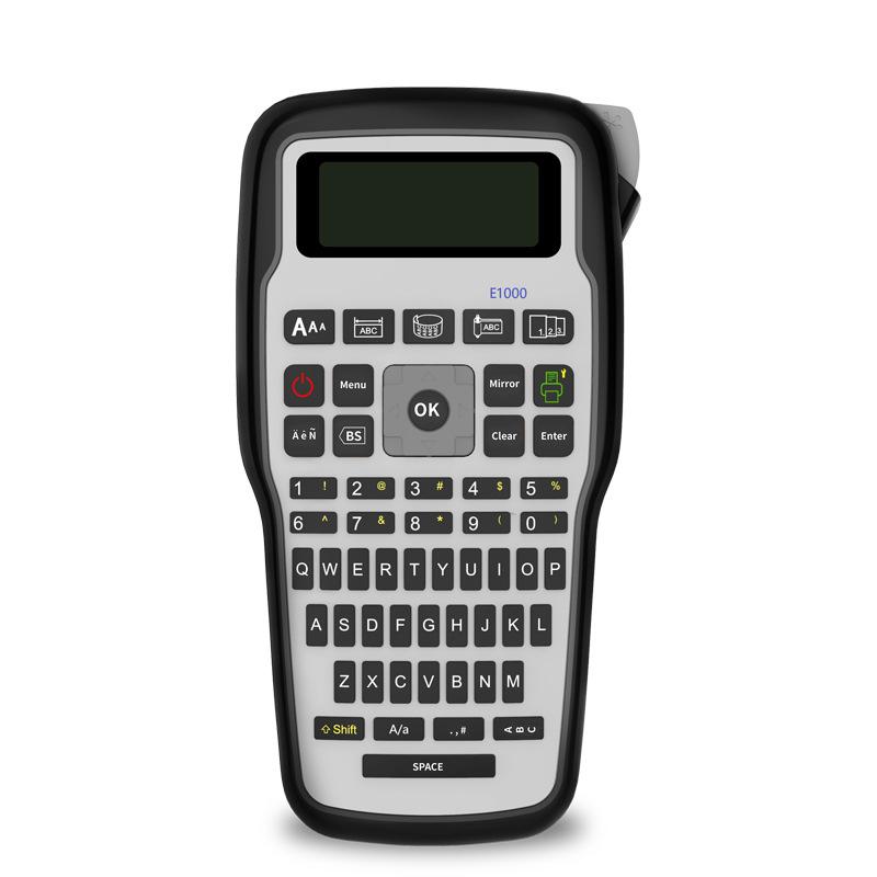 E1000 Portable Industrial Label Printer - Thermal Transfer, Compatible with Brother Color Ribbon Pro