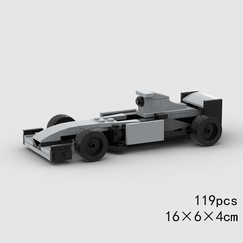 Auto da Corsa di Città Modello Blocchi da Costruzione Mattoncini Fai da Te MOC Giocattolo Classico Rally Sportivo Super Pilota Veicolo Regalo di Natale Tecnica