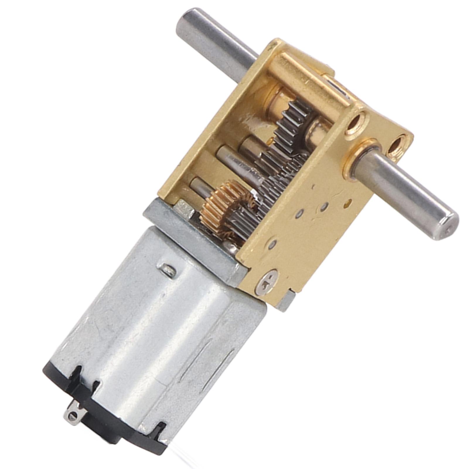 

Міні редукторний двигун 7 об/хв DC3V Потужні металеві шестерні Низький рівень шуму Черв ячний редукторний двигун для Розумного автомобіля Робота Духовки