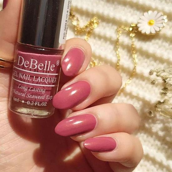 @Beautifull Liquid Nail Polish Dark Purple Color 6 ml