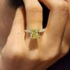 Hot-selling rings in Europe and the United States, Korean drama female lead model sugar cube ring female ins princess style ring jewelry