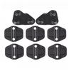 8pcs Door Lock Cover + Screw Protector Trim For Jeep Wrangler JL JT  2018- 2024