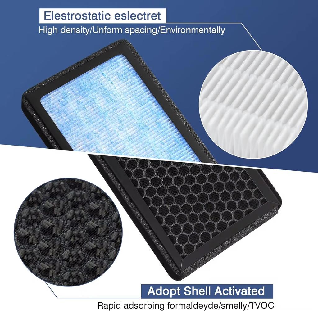 For Tesla Model 3 ModelY Car Air Filter Air Conditioner Cabin Filter with Activated Carbon Replacement For Tesla Car Accessories