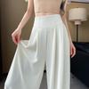 2026 Spring/Summer High-Waisted Loose Drape Straight-Leg Floor-Length Trousers
