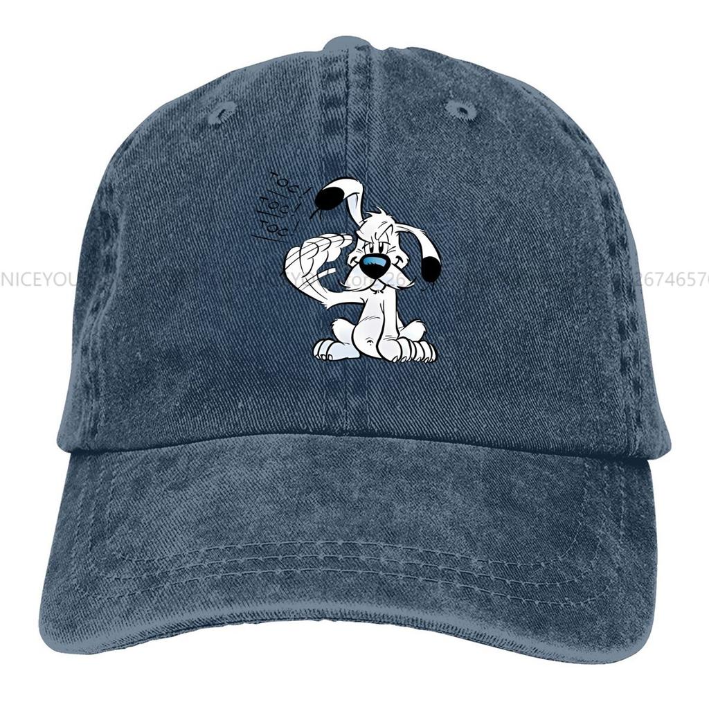 Sommerkappe Sonnenschild Kawaii Hip-Hop-Kappen Asterix und Obelix Cartoon Comic Cowboyhut Schirmmützen