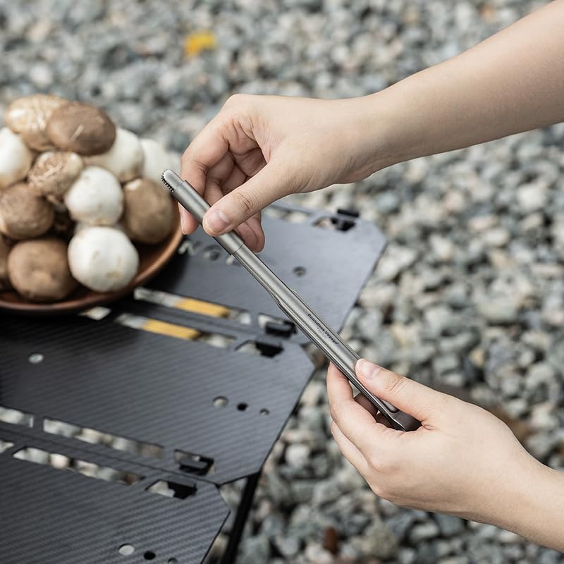 Boundless Voyage Titanium Tongs for and and Secure Perfect for and and More BBQ, Grilling, Grilling, 21.3cm, Lightweight, Rust-Proof, Grip,