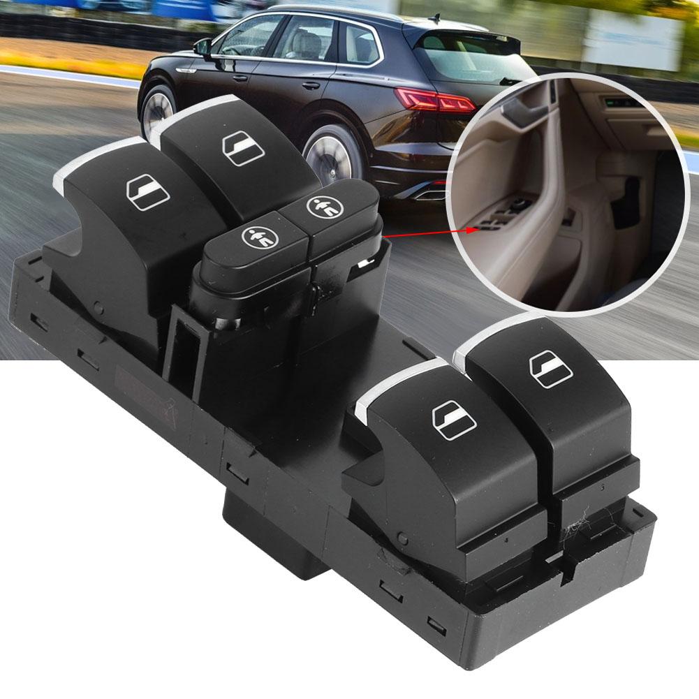 Front Left Power Master Window Switch Fit for Sharan Touran Seat 7P6 959 857