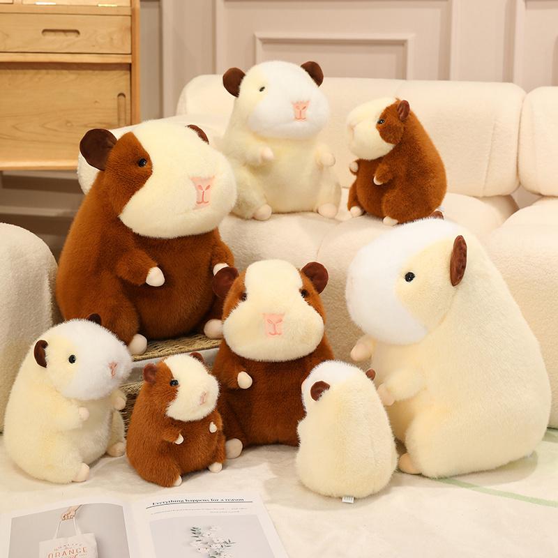 Kawaii Soft Guinea Pig Plush Toys Sleep Stuffed Pillow Cartoon Animals Plush Cushion Pillow Boys Girls Birthday Gift Home Decor