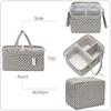 Hinwo Diaper Storage Diaper Baby Supplies Storage Preparing for Baby Gift Bag, Pouch, Case, Basket, Bag, Box, Foldable, Baby, Baby's Arrival, (Gray