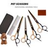 Professional Pet Grooming Scissors Set for Dogs - Hair Cutting, Cleaning & Grooming Tools