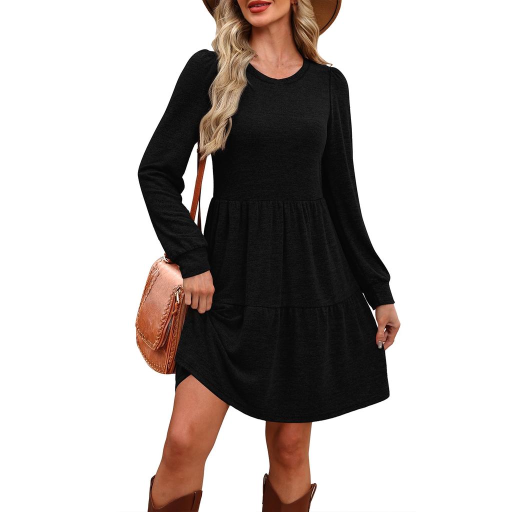 Women's Fashion Long-Sleeve Dress