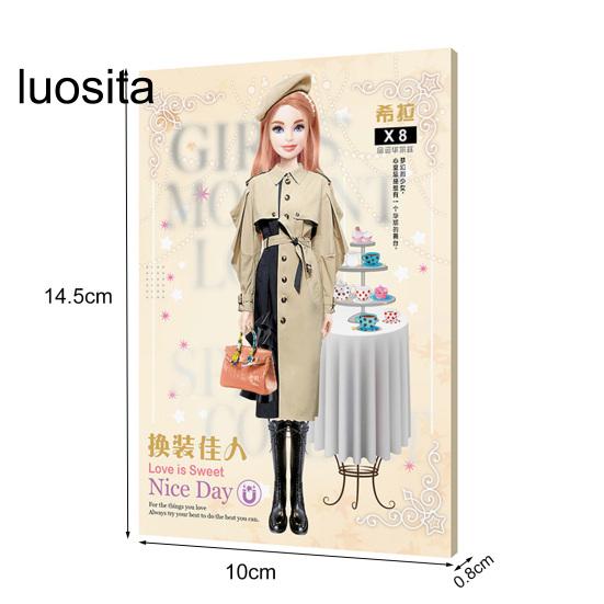 Magnetic Princess Dress Up Paper Doll, Pretend Play Toy, Smooth Burr-Free, Encourage Creation, Funny Clothes Dress Up Puzzle Game