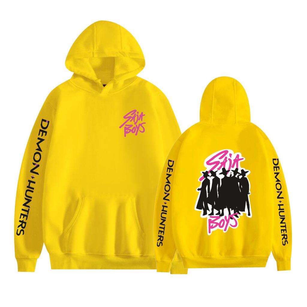Mens Womens Hoodie KPop Demon Hunters Anime Hoodies Streetwear Harajuku Casual Printed Hooded Pullover Sweatshirts