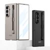 Suitable for Samsung ZFold7 Mobile Phone Case Ultra Thin Folding Screen Zfold7 Case Membrane Fine Hole Full Inclusive Pen Slot with Pen Anti Fall