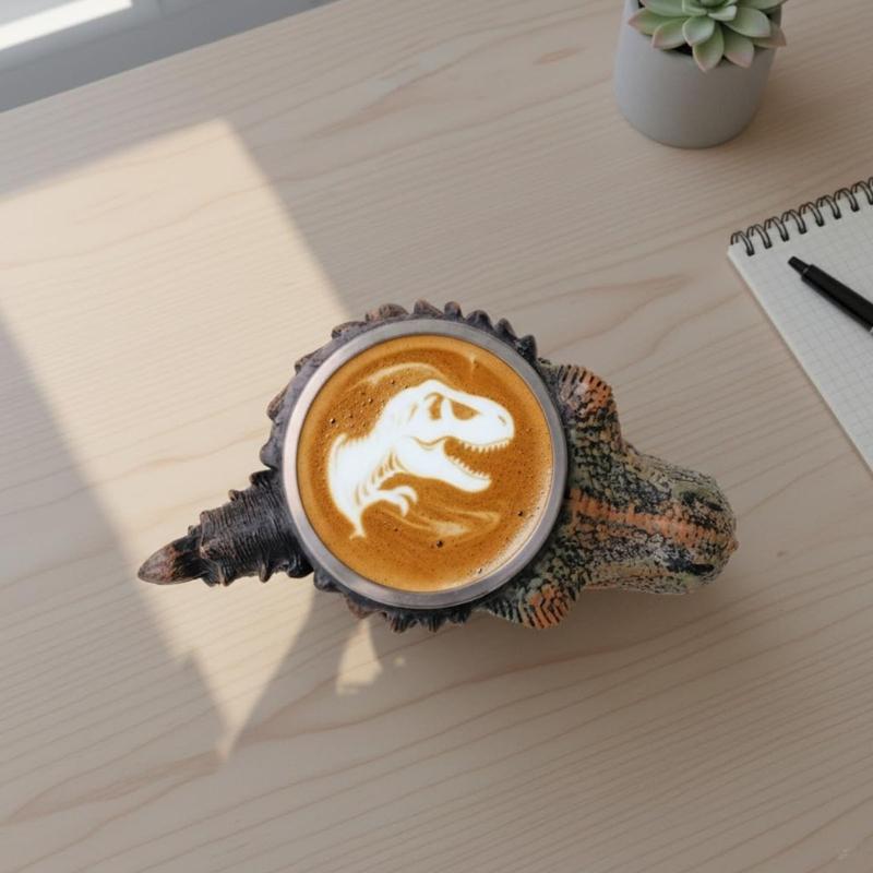 Thermals Double Wall Dinosaurs Coffee Cup Realistic And Decorative For Homes Office Or Kitchen Functional