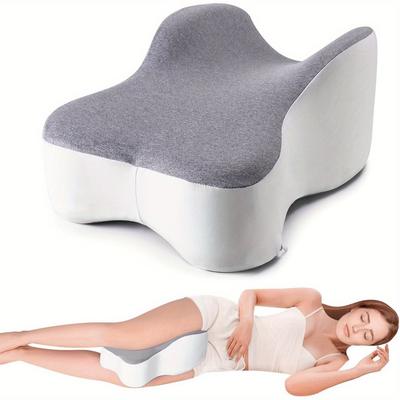 [Oreiller Long pour Genoux pour Dormeurs Latéraux] Grand Oreiller Long pour Genoux - Soutient Entièrement les Cuisses pour les Dormeurs Latéraux, Aligne la Colonne Vertébrale pour Dormir sur le Côté entre les Jambes