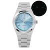 Watchdives WD0012B Watch VH31 Sweep Quartz 37mm Slim 9.35mm Sapphire AR 100M Water Resistant Super-LumiNova BGW9 Watches