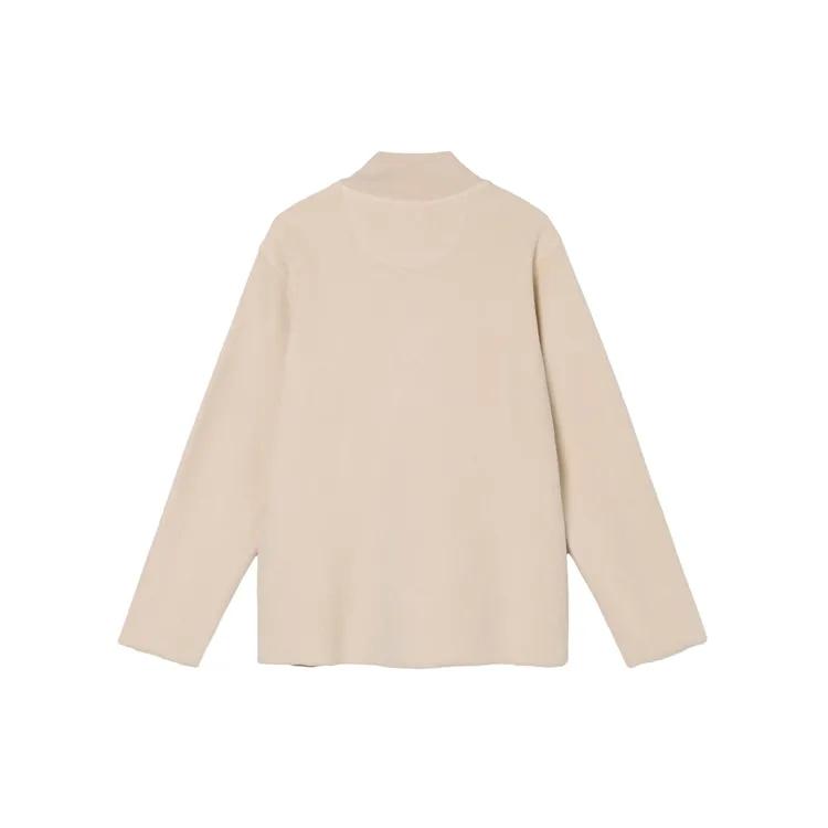 Stussy Gen Mock Neck Fleece 'Natural' (Unisex) Sweatshirts 218125