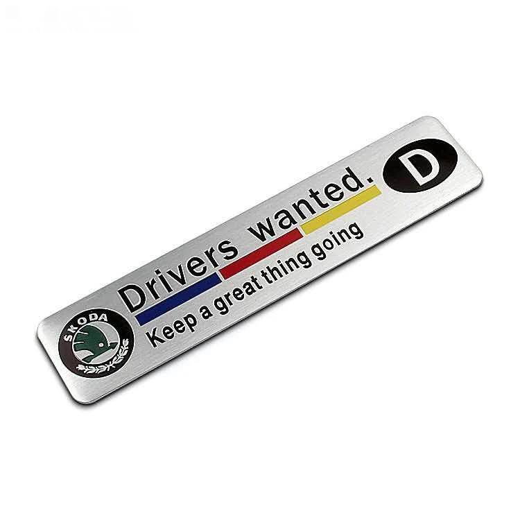 Naklejka na szybę samochodową Odznaka na bagażnik do logo Skoda Kodiaq Rapid Yeti Octavia 3 Fabia Superb 2 Kodiak Citigo Felicia Karoq Kamiq Scala fsvr64