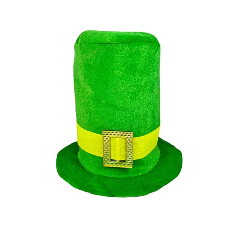 Multifunctional Parties and Event Comfortable Patricks Day Tops Hat and Beard Set Fashion Accessory Party Supplies