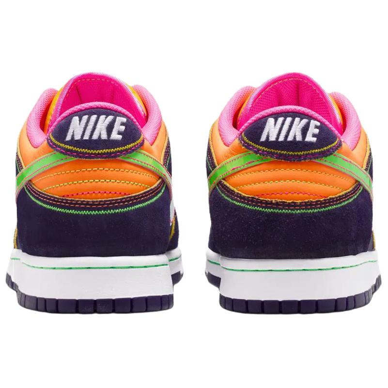 Nike Dunk Low Neon Lights Men Sneakers Purple Purple-Dynasty Green-Strike-Court-Purple-Total-Orange-Hyper-Pink-White IR1526-500
