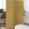 Vidaxl Room Divider, 3-Panel, Solid Paulownia Wood