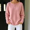 Women's Color Knit Button Front Cardigan Sweater for Casual Daily Wear