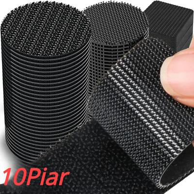 Carpet Mats Cable Organizer Attaches Magic Tape Fixed Stickers Auto Adhesive Velcros Strap Hook-and-loop Fastener DIY Non-slip