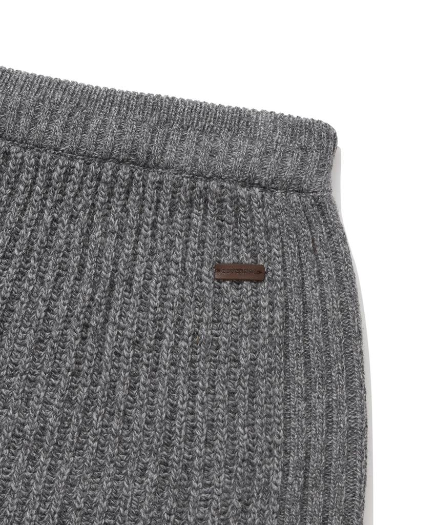 Covernat Woman Knit Mini Skirt Charcoal