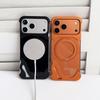 Original Color Metal Magnetic Rotating Bracket Case for Apple 17 Pro Max - Drop-Proof & Borderless Design
