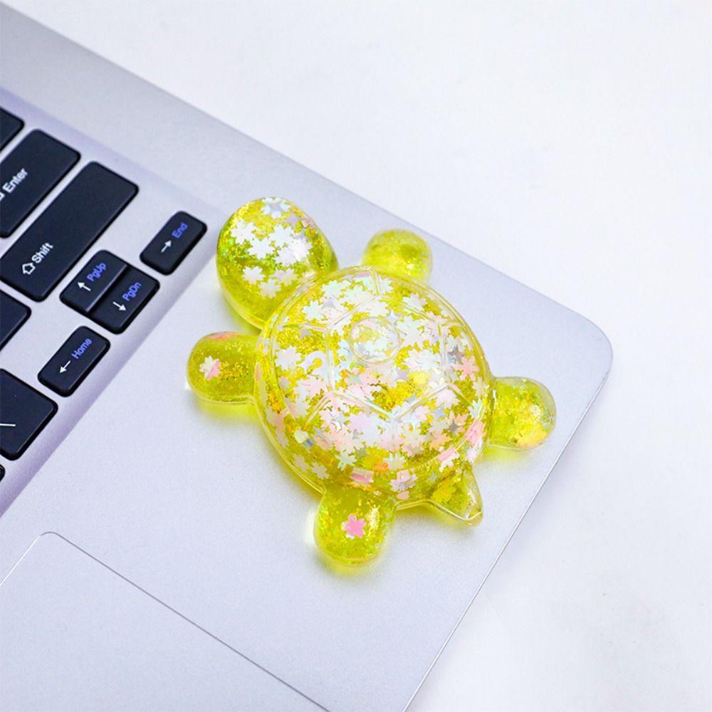 Color Turtle Figurine Micro Landscape Decor Fish Tank Decoration Cartoon Car Interior Ornament