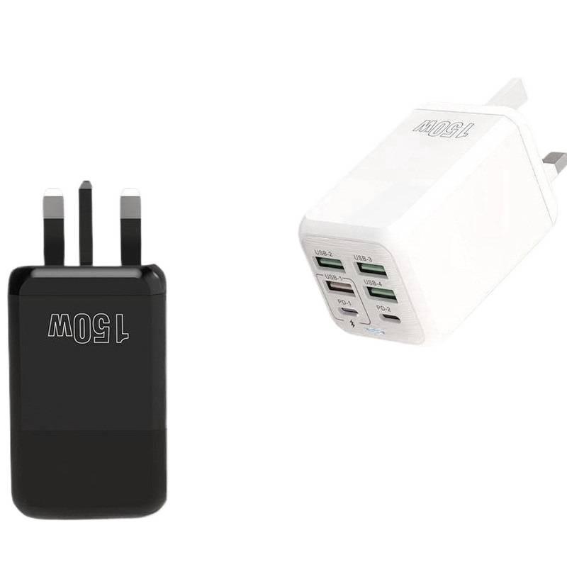 150W USB & Type-C Multi-Port PD Fast Charger with Smart Temperature Control