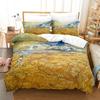 Комплект постільної білизни Ван Гога з картиною маслом Queen King Size Bedroom Decor Підодіяльник і наволочка Домашній текстиль