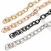 1 Meter Aluminum O-Shaped Twist Double Chain for DIY Necklace Bracelet Jewelry Making Clothing Bag Component Accessory Supplies
