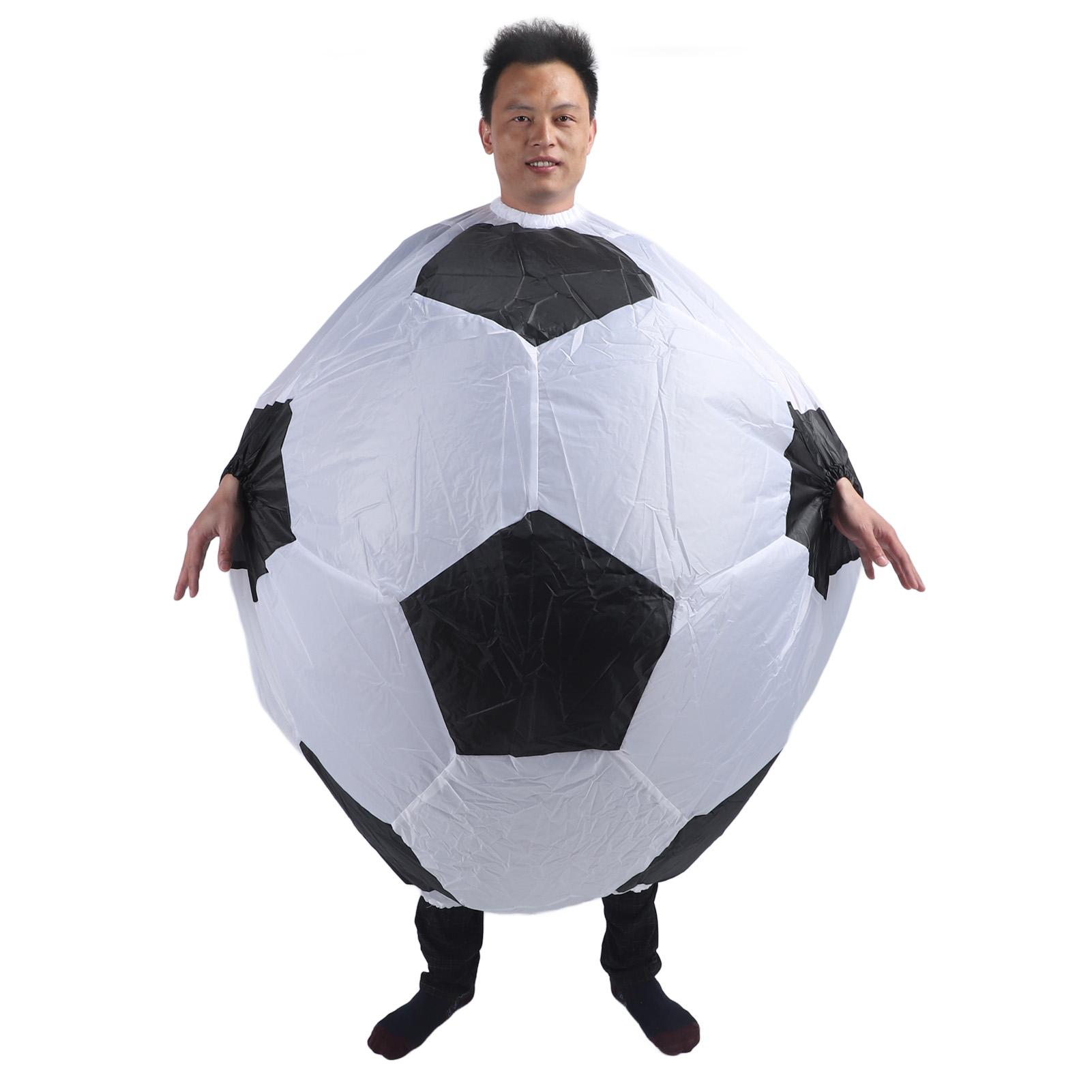 

Надувной футбольный костюм, забавный карнавальный футбольный костюм с воздуходувкой для вечеринки, косплея