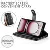 Phone Wallet for Oppo Reno12 5G with Leather Straps