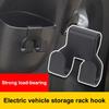 10Pcs Universal Motorcycle Storage Box Hook Multifunctional Auto Hanging Dual Hook 25KG Large Load-Bearing ABS Hook Hanger