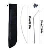 Portable Camping Light Stand Stainless Steel Arc Pole For Garden Lighting Universal Mounting Bracket For LED Lamps