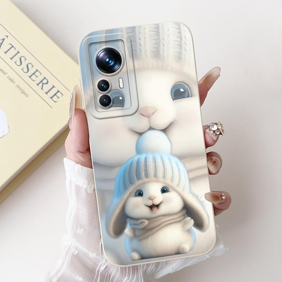 For Xiaomi 12T Pro Case Cute Cartoon Fashion Painted Cover Soft Silicone Phone Case For Xiaomi Mi 12T Pro Mi12T 5G Fundas Bumper