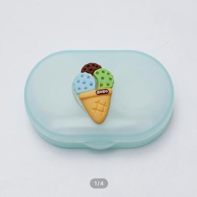 Custodia per lenti a contatto Candy Menta
