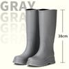 2024 Women's Classic High-Top Waterproof Rain Boots - Non-Slip, Thick Sole, Warm-Keeping