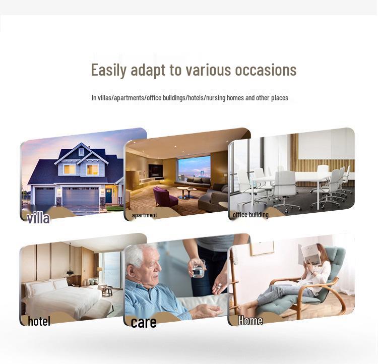 Wireless Waterproof Doorbell with Ultra-Long Range and Smart Elderly Call Button