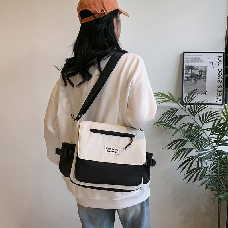 Fashionable Street Style Canvas Tote Bag With Large Capacity For Women In Spring