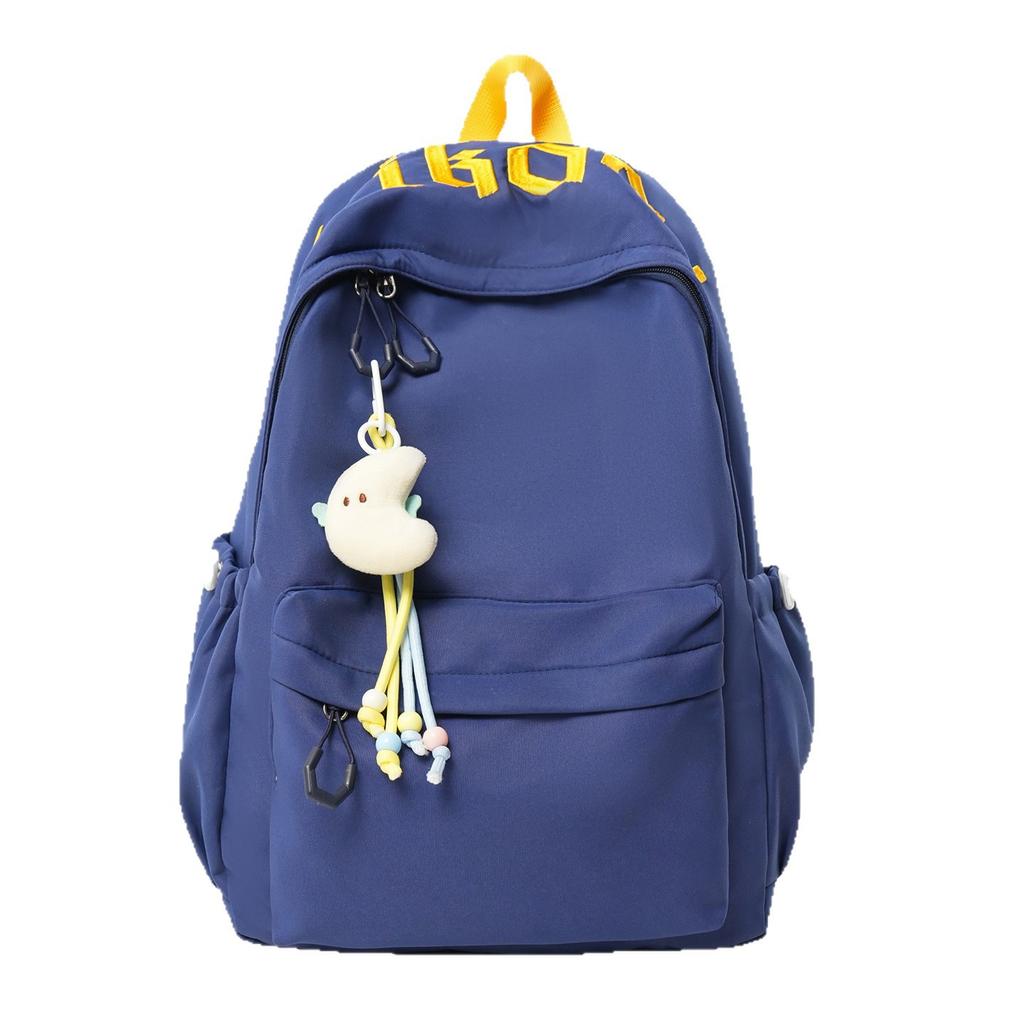 Schoolbag Wholesale New Japanese Ins High Value Fresh and Cute Backpack Female Junior High School Students Simple Large Capacity Backpack