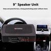 800W 9 Inch 12V Car Under Seat Slim Sub Woofer AMP Super Bass Car Amplifier Active Subwoofer Subwoofers Ultra-thin Car Speaker