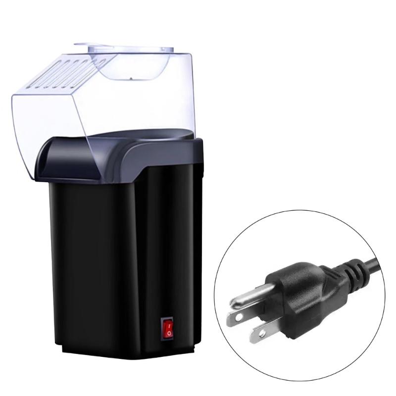 Small Popcorn Popper Machine Automatic Compact Design Fast Heating Oil Proof Snack Maker Plastic Texture for Kitchen